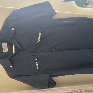 Dickies Work Shirt - Studded DIY Punk - Size Large